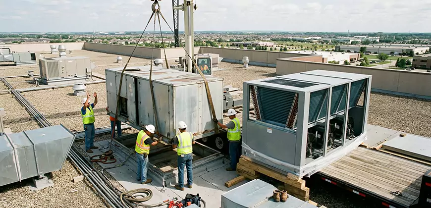 Warehouse and Industrial HVAC Replacement in Elizabethport